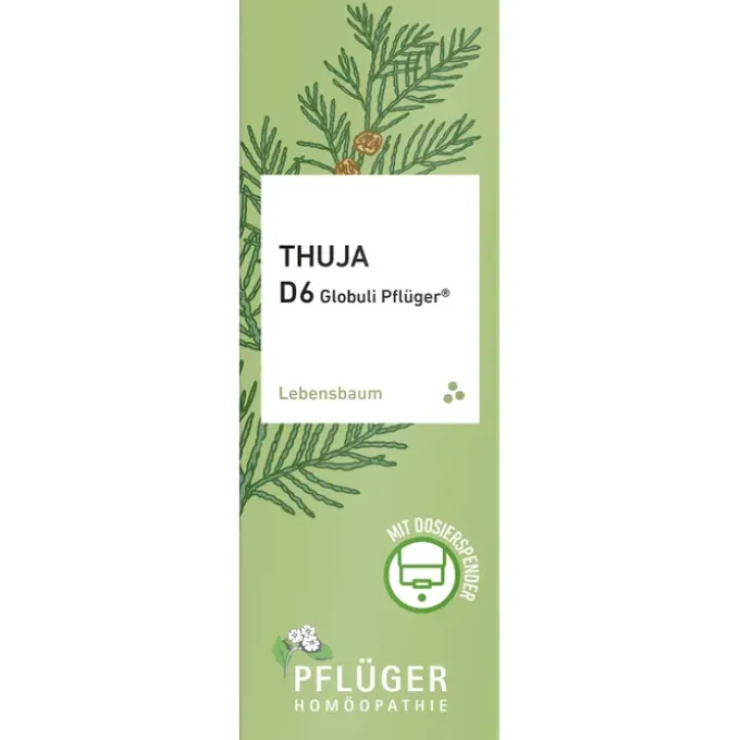 THUJA D 6 Globuli Pflüger Globulispender 10 g