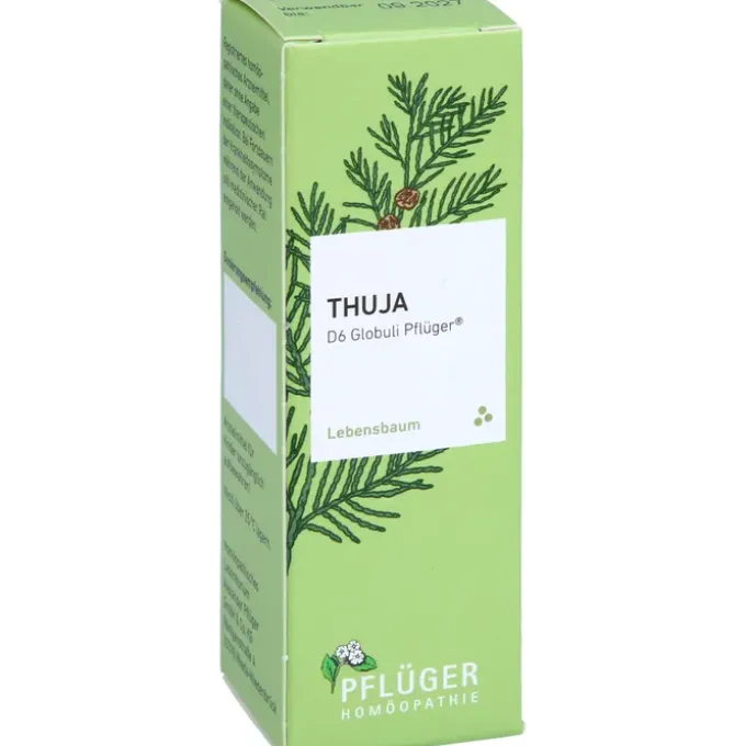 THUJA D 6 Globuli Pflüger Globulispender 10 g