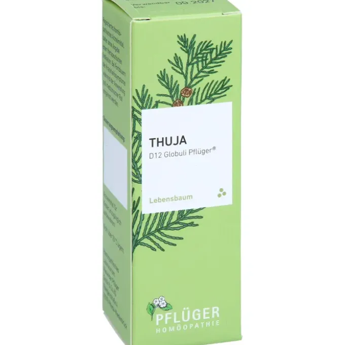 THUJA D 12 Globuli Pflüger Globulispender 10 g