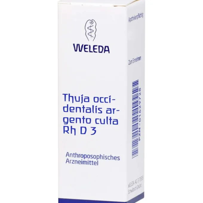 THUJA OCCIDENTALIS ARGENTO culta Rh D 3 Dilution 20 ml