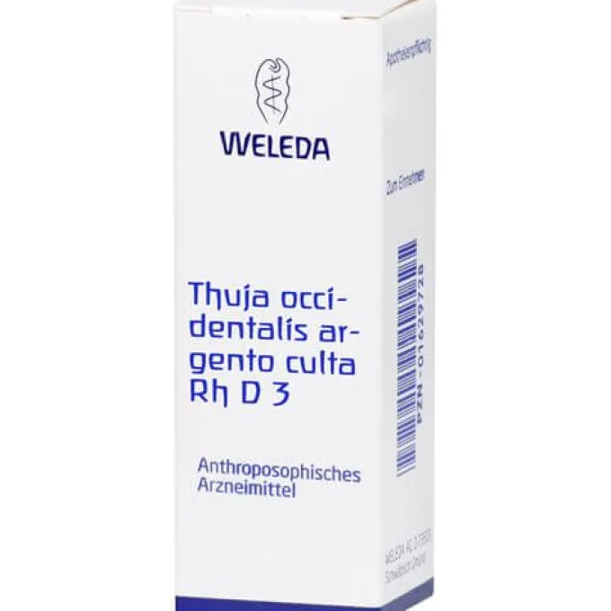THUJA OCCIDENTALIS ARGENTO culta Rh D 3 Dilution 20 ml