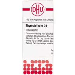 THYREOIDINUM D 4 Globuli 10 g