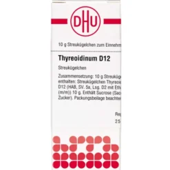 THYREOIDINUM D 12 Globuli 10 g