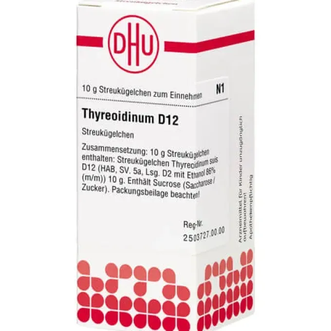 THYREOIDINUM D 12 Globuli 10 g