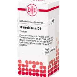 THYREOIDINUM D 6 Tabletten 80 St