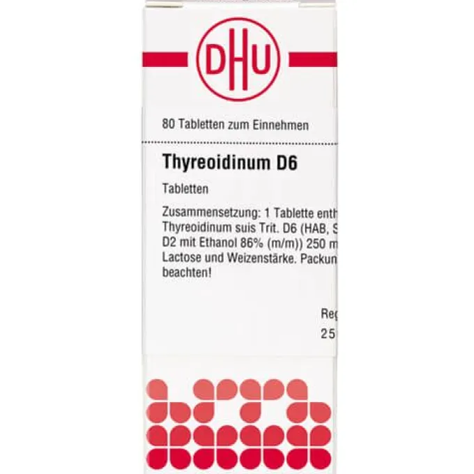 THYREOIDINUM D 6 Tabletten 80 St