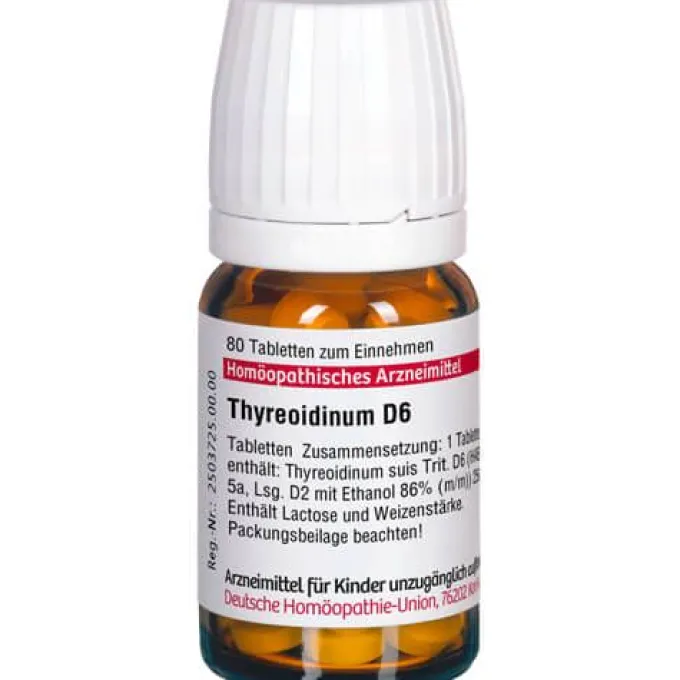 THYREOIDINUM D 6 Tabletten 80 St