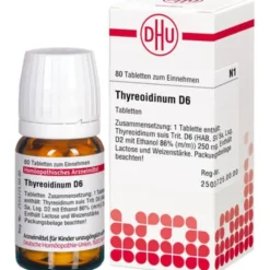 THYREOIDINUM D 6 Tabletten 80 St