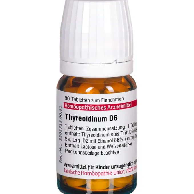 THYREOIDINUM D 6 Tabletten 80 St