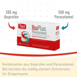 TOGAL IbuPlus Paracetamol 200 mg/500 mg Filmtabl. 20 St