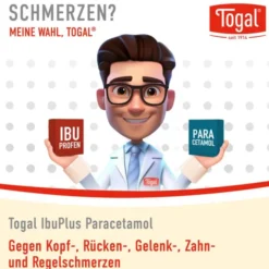TOGAL IbuPlus Paracetamol 200 mg/500 mg Filmtabl. 20 St