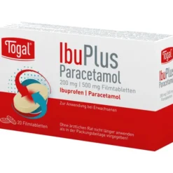 TOGAL IbuPlus Paracetamol 200 mg/500 mg Filmtabl. 20 St