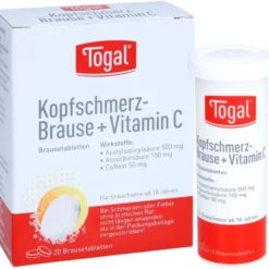 TOGAL Kopfschmerz-Brause + Vit.C Brausetabletten 20 St