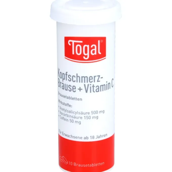 TOGAL Kopfschmerz-Brause + Vit.C Brausetabletten 20 St
