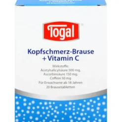 TOGAL Kopfschmerz-Brause + Vit.C Brausetabletten 20 St