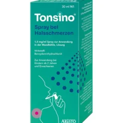 TONSINO Spray b.Hals.1,5mg/ml Spr.z.Anw.i.d.Mundhö 30 ml