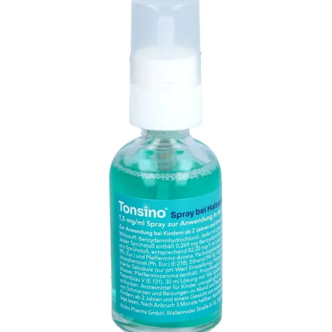 TONSINO Spray b.Hals.1,5mg/ml Spr.z.Anw.i.d.Mundhö 30 ml