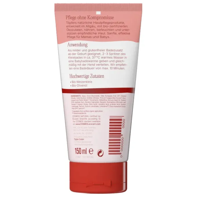 TÖPFER Babycare Kinder Kleiebad flüssig 150 ml