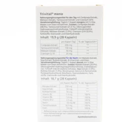 TRIVITAL meno Kapseln 56 Stück
