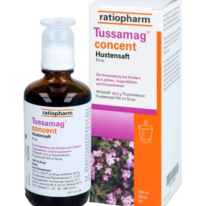 TUSSAMAG concent Hustensaft 30,2 g/100 ml Sirup 100 ml