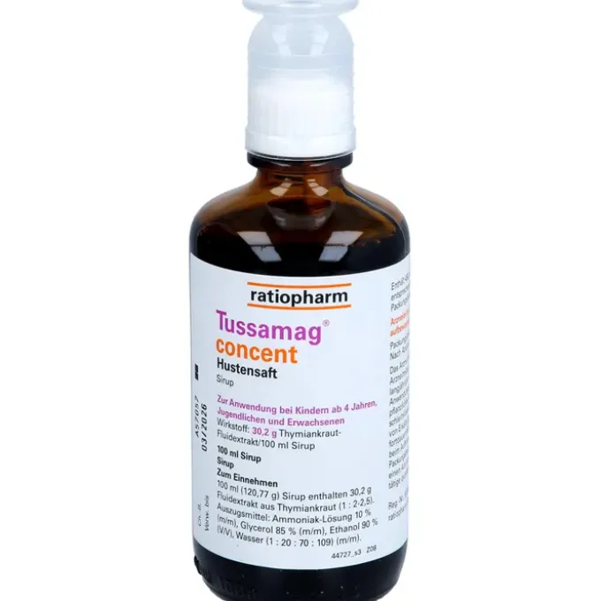 TUSSAMAG concent Hustensaft 30,2 g/100 ml Sirup 100 ml
