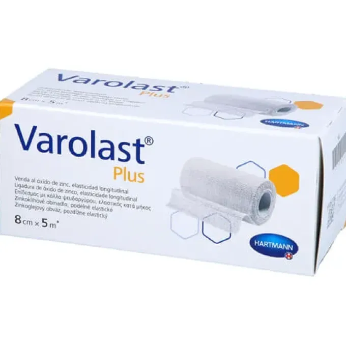 VAROLAST Plus Zinkleimbinde 8 cmx5 m 1 St