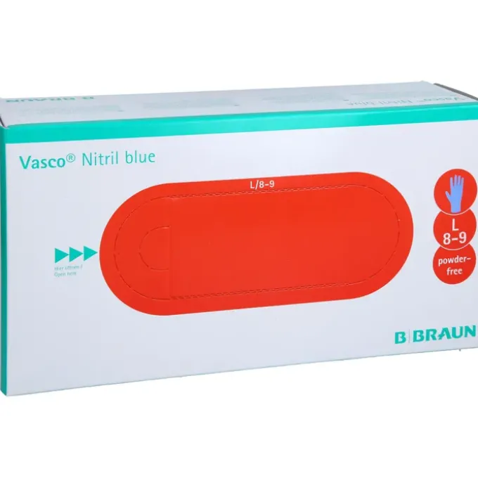 VASCO Nitril blue Untersuchungshandschuhe L 150 St
