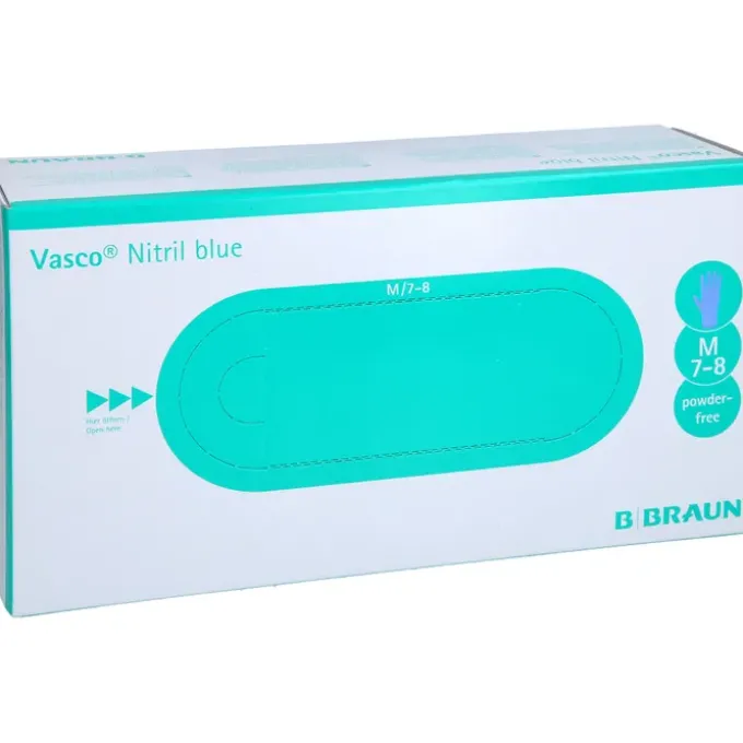 VASCO Nitril blue Untersuchungshandschuhe M 150 St
