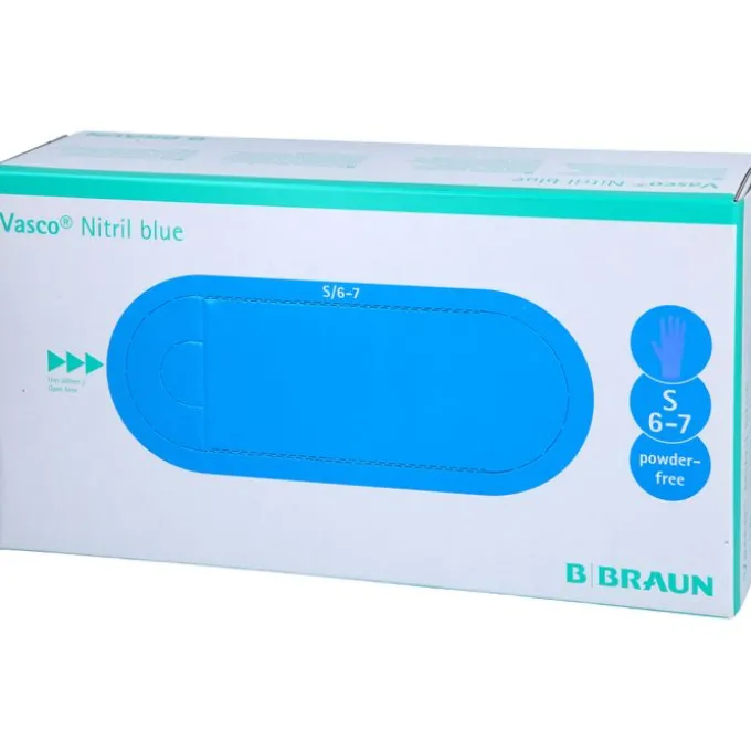 VASCO Nitril blue Untersuchungshandschuhe S 150 St