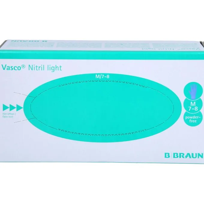 VASCO Nitril light Untersuchungshandschuhe M 100 St