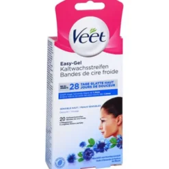 VEET Kaltwachs-Streifen Gesicht 20 St