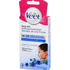 VEET Kaltwachs-Streifen Gesicht 20 St