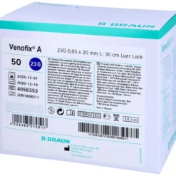 VENOFIX A Venenpunktionsb.23 G 0,65x19mm 30cm blau 50 St