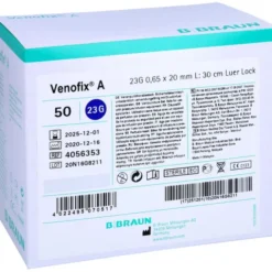 VENOFIX A Venenpunktionsb.23 G 0,65x19mm 30cm blau 50 St