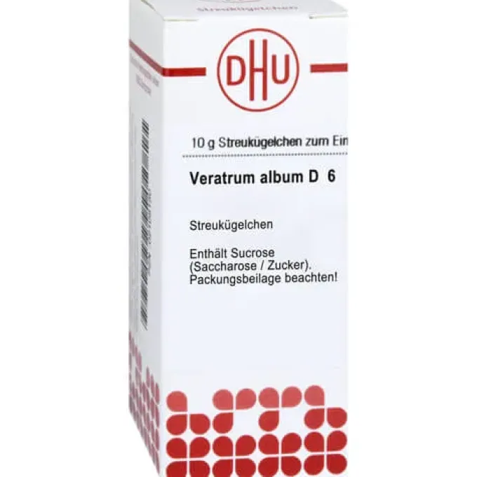 VERATRUM ALBUM D 6 Globuli 10 g