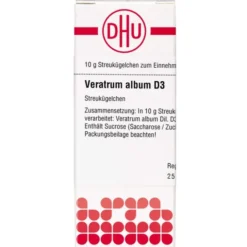 VERATRUM ALBUM D 3 Globuli 10 g