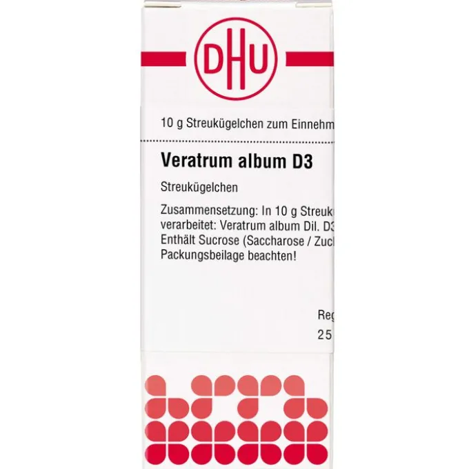 VERATRUM ALBUM D 3 Globuli 10 g