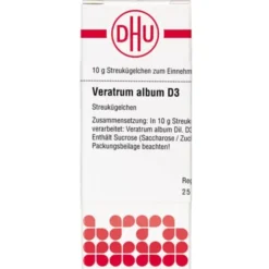 VERATRUM ALBUM D 3 Globuli 10 g