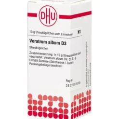 VERATRUM ALBUM D 3 Globuli 10 g