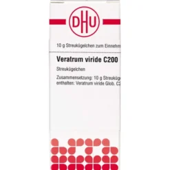 VERATRUM VIRIDE C 200 Globuli 10 g