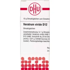 VERATRUM VIRIDE D 12 Globuli 10 g