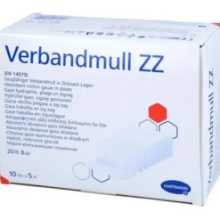 VERBANDMULL Hartmann 10 cmx5 m zickzack 1 St