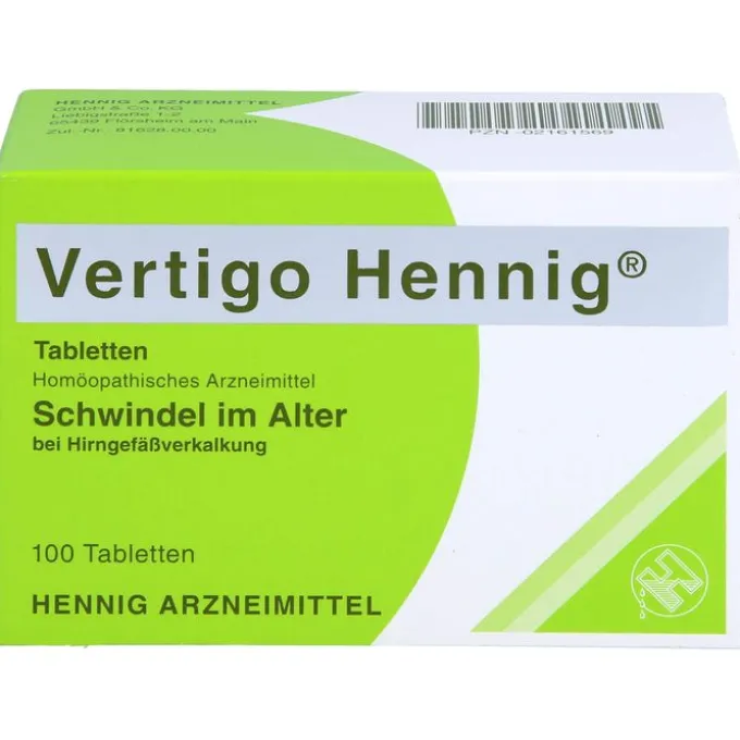 VERTIGO HENNIG Tabletten 100 St