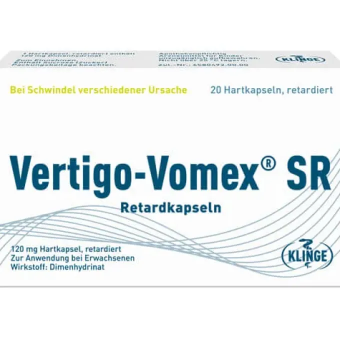 VERTIGO-VOMEX SR Retardkapseln 20 St