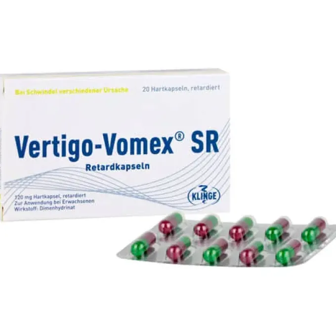 VERTIGO-VOMEX SR Retardkapseln 20 St