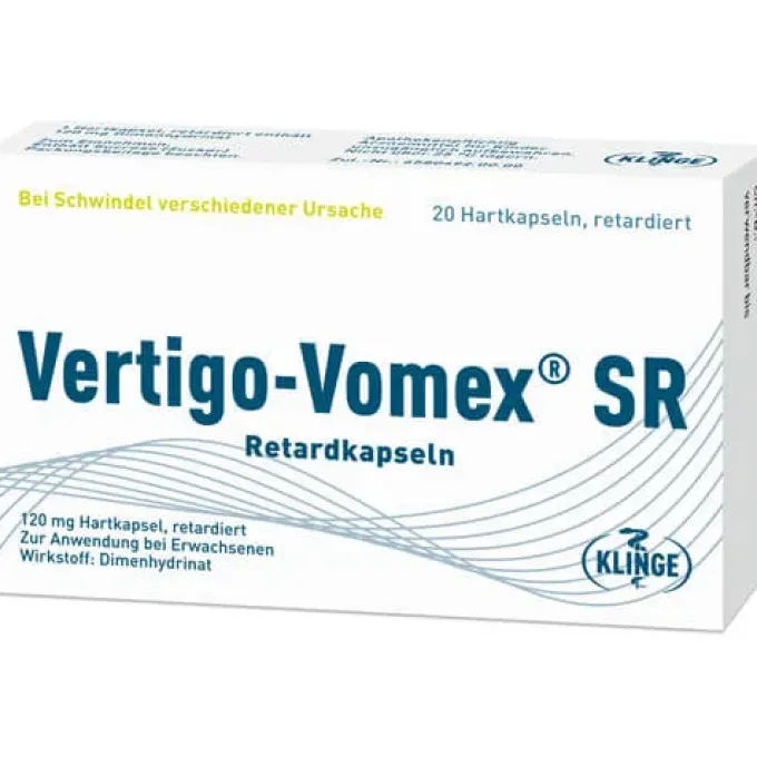 VERTIGO-VOMEX SR Retardkapseln 20 St