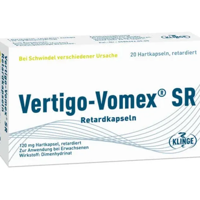VERTIGO-VOMEX SR Retardkapseln 20 St