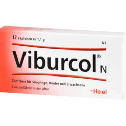 VIBURCOL N Kinder- und Säuglings-Suppositorien 12 St