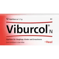 VIBURCOL N Kinder- und Säuglings-Suppositorien 12 St
