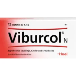 VIBURCOL N Kinder- und Säuglings-Suppositorien 12 St